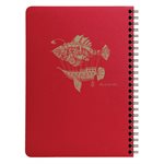 Flying Spirit, Red, wirebound notebook w / pockets A5 60sh. de