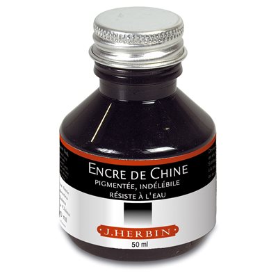 Flacon Encre de chine Noir 50ml