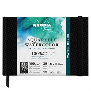 Rhodia Touch Watercolor Book, papier 100 % coton grain fin 3