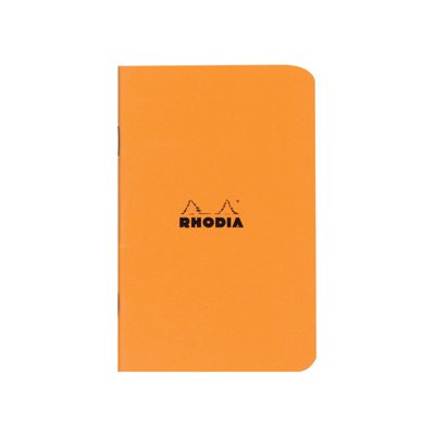 RHODIA STAPLEBOUND NOTEBOOK 5 / 5 3x4.75 ORANGE