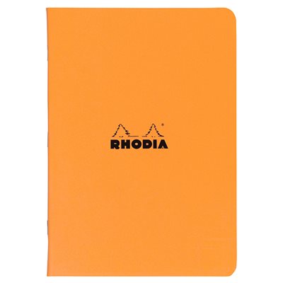 Rhodia Orange Staplebound Notebook