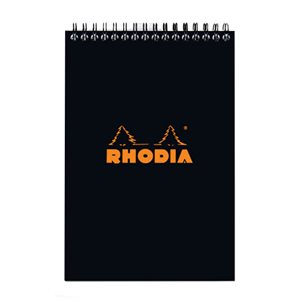 Rhodia Wirebound Notepad Black