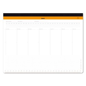 Rhodia clothbound weekly planner A4+ (22,2x29,9 cm) 60 sheet