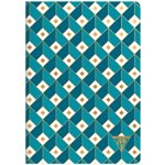 Neo Deco "Collection Mi-Saison" carnet piqûre textile 9x14cm