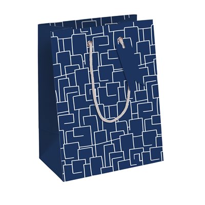 #Men in blue, medium bag 21,5x10,2x25,3 cm