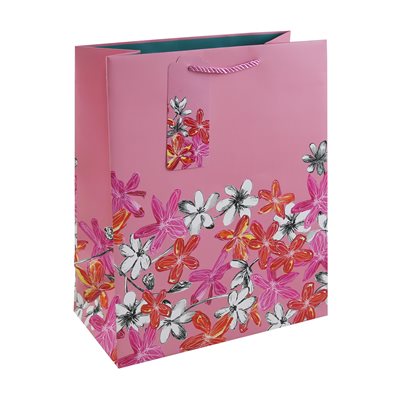 #Fleurs, sac large 26,5x14x33 cm