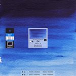 Aquarelle Bleu Blockx - 1 / 2 godet