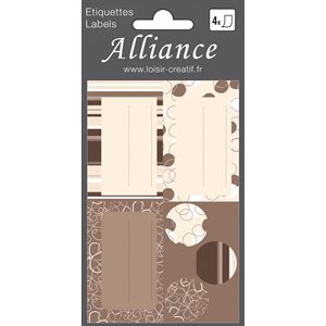 #ALLIANCE ''16'' GIFT LABELS AMBER
