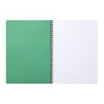 FOREVER premium, wirebound notebook A4 90g recycled Green 60
