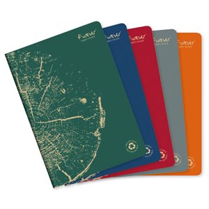 FOREVER premium, stapled notebook A4 90g 48sh. recycled Line