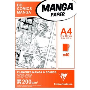 MANGA BD / COMIC PACK A4 40s O 200g