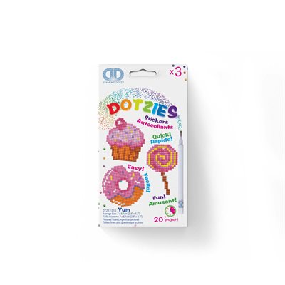 Dotzies Stickets Yum 18x10