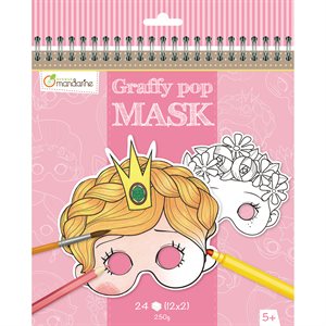 Graffy Pop Coloring Masks Girl