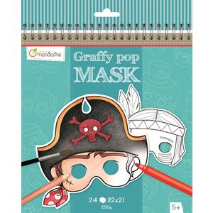 Graffy Pop Coloring Masks Boy