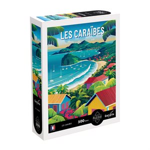 Puzzles 500 pieces 480X330mm The Caribbean