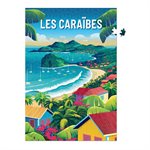 Puzzles 500 pieces 480X330mm The Caribbean