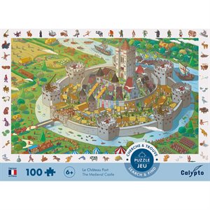 Puzzles 100 pièces XXL 610X420mm Le Château Fort