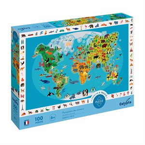 Puzzles 100 pieces XXL 610X420mm 'Search & Found' Word Map o